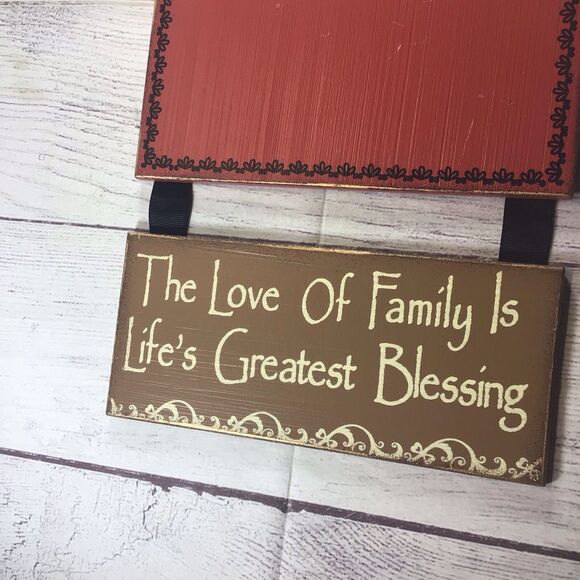 Vintage Love Of Family Greatesy Blessing Hanging Home Decor - Picture 5 of 13